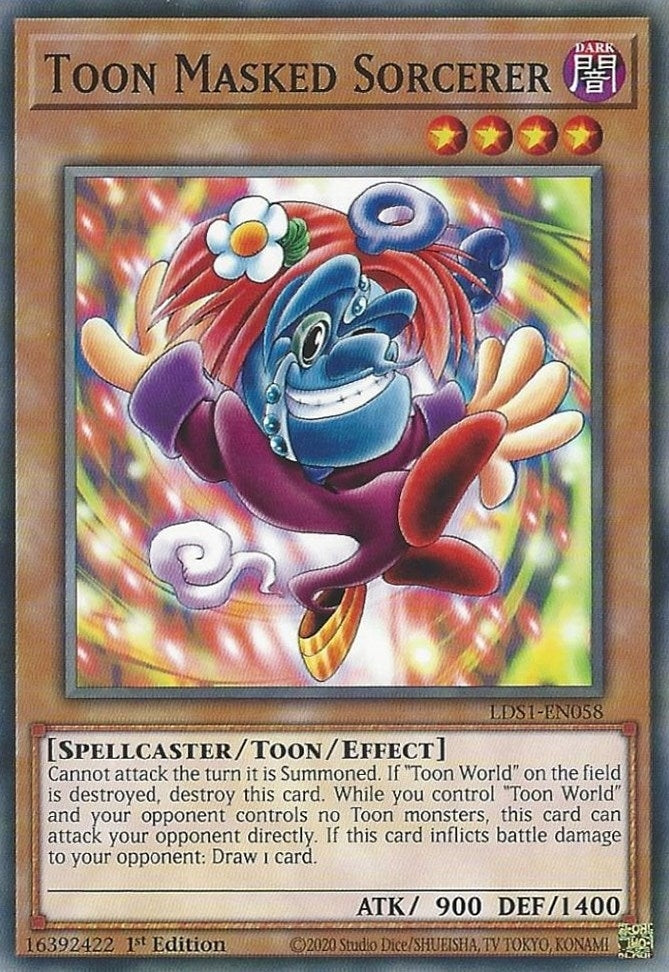 Toon Masked Sorcerer (1058) (LDS1) - YuGiOh Single
