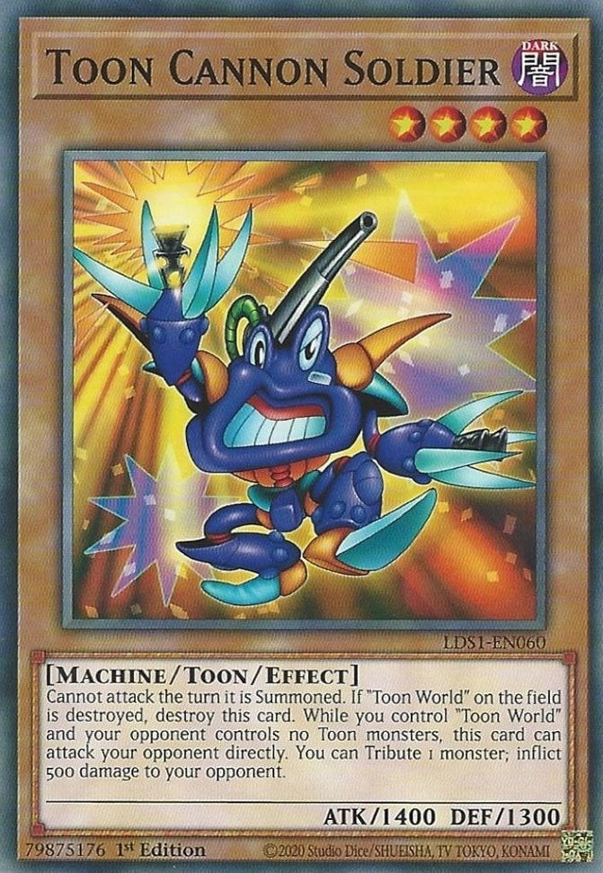 Toon Cannon Soldier (1060) (LDS1) - YuGiOh Single