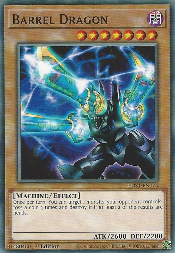Barrel Dragon (1075) (LDS1) - YuGiOh Single
