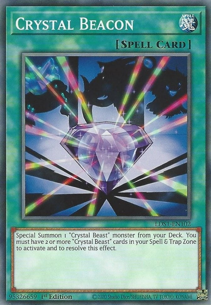 Crystal Beacon (1102) (LDS1) - YuGiOh Single