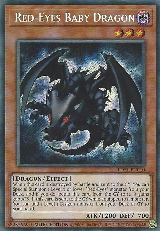 Red-Eyes Baby Dragon (1010) (LDS1) - YuGiOh Single