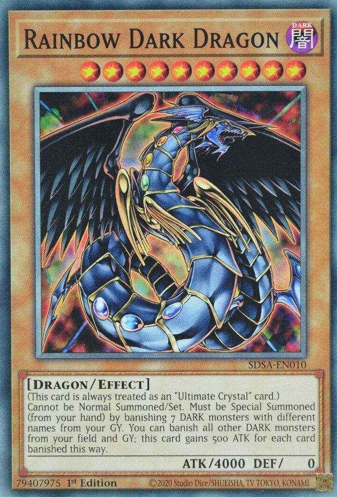 Rainbow Dark Dragon (10) (SDSA) - YuGiOh Single