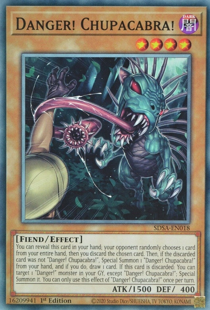 Danger! Chupacabra! (18) (SDSA) - YuGiOh Single
