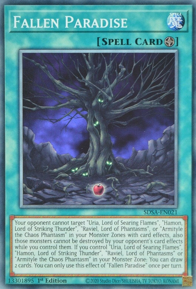 Fallen Paradise (21) (SDSA) - YuGiOh Single