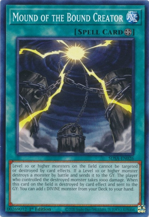 Mound of the Bound Creator (26) (SDSA) - YuGiOh Single