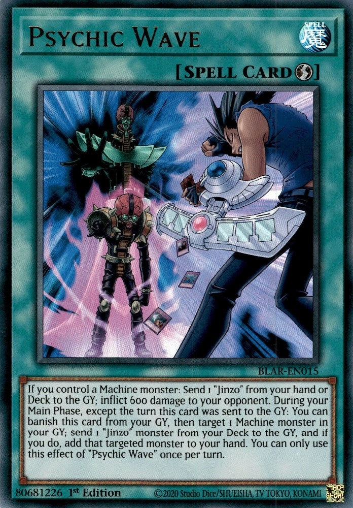Psychic Wave (15) (BLAR) - YuGiOh Single