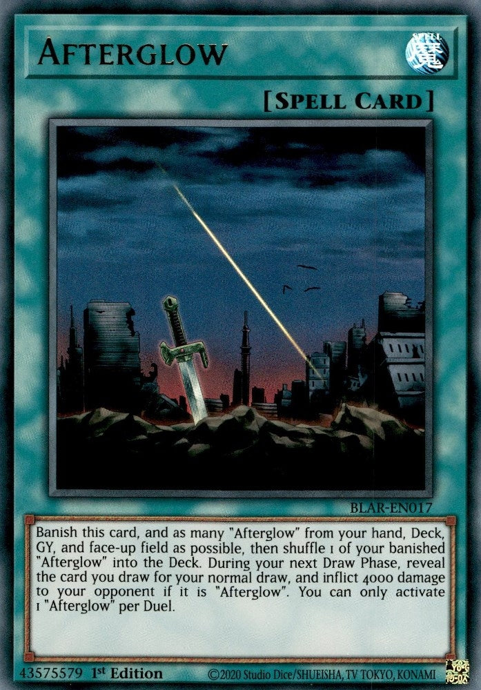 Afterglow (17) (BLAR) - YuGiOh Single