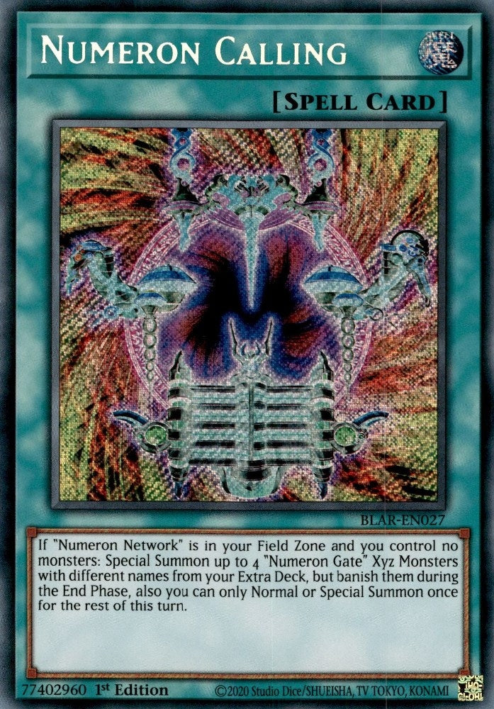 Numeron Calling (27) (BLAR) - YuGiOh Single