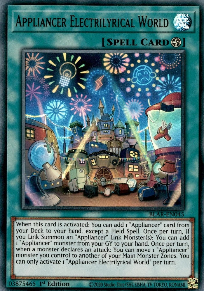 Appliancer Electrilyrical World (45) (BLAR) - YuGiOh Single