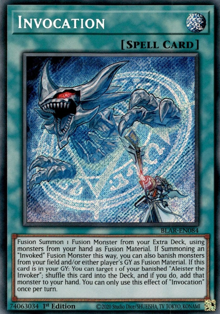 Invocation (84) (BLAR) - YuGiOh Single