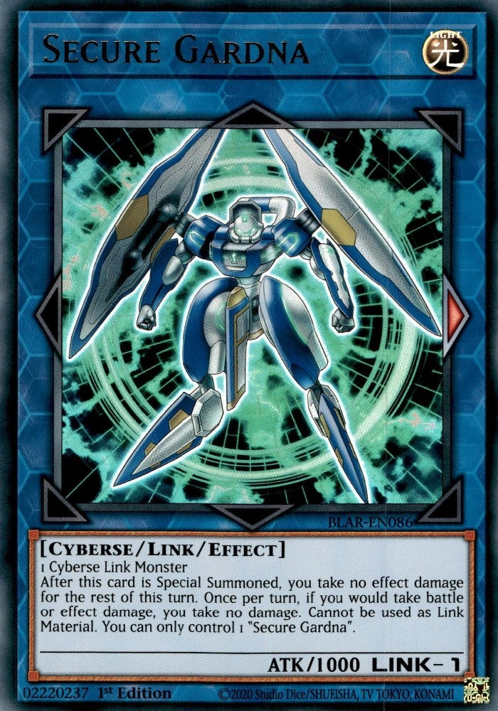 Secure Gardna (86) (BLAR) - YuGiOh Single