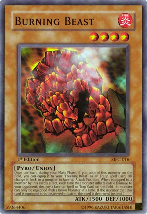 Burning Beast (16) - YuGiOh Single