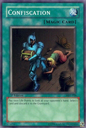 Confiscation (38) (MRL-EN) - YuGiOh Single