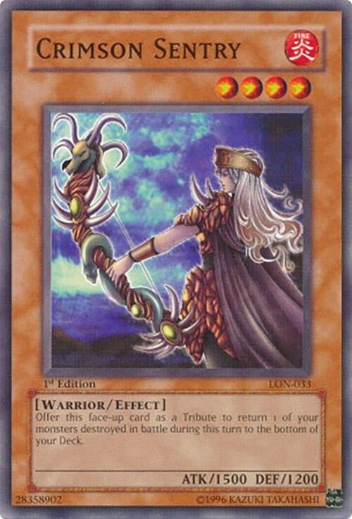 Crimson Sentry (33) - YuGiOh Single