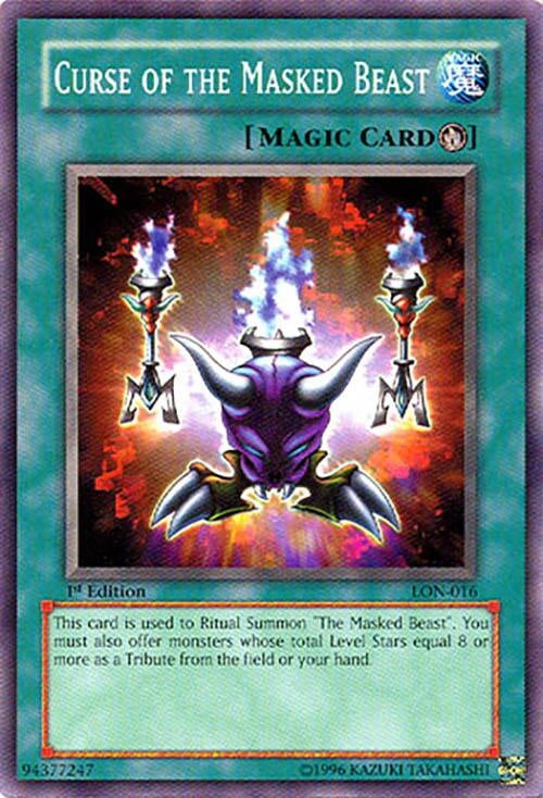 Curse of the Masked Beast (16) - YuGiOh Single