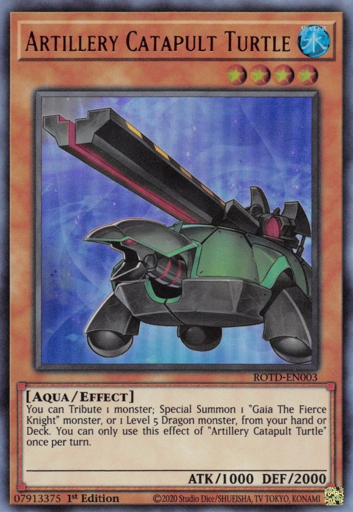 Artillery Catapult Turtle (3) (ROTD) - YuGiOh Single