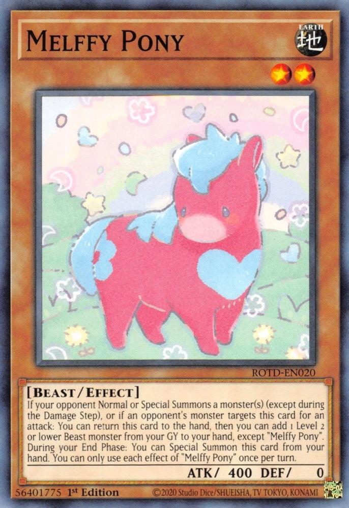 Melffy Pony (20) (ROTD) - YuGiOh Single