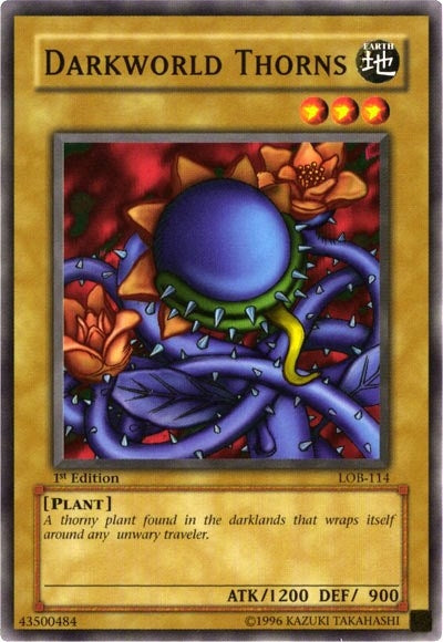 Darkworld Thorns (114) (LOB) - YuGiOh Single