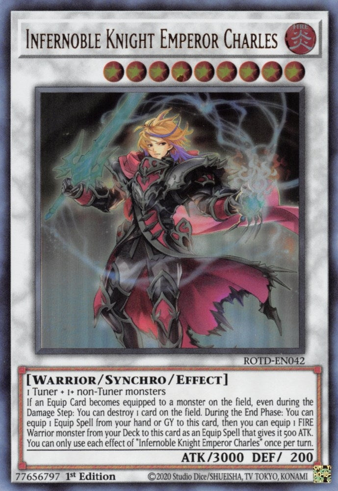 Infernoble Knight Emperor Charles (42) (ROTD) - YuGiOh Single
