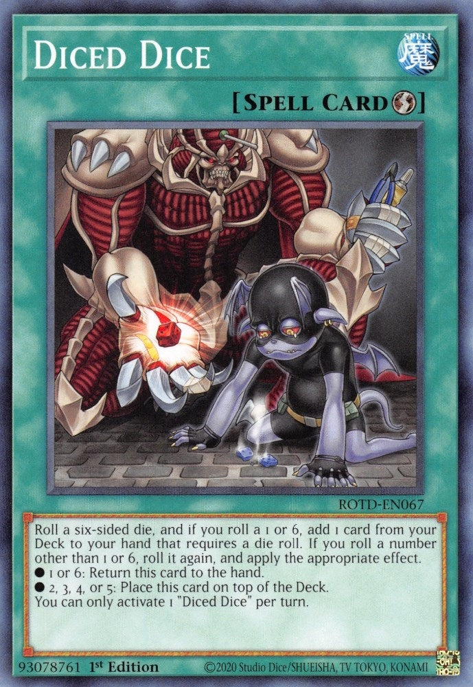 Diced Dice (67) (ROTD) - YuGiOh Single