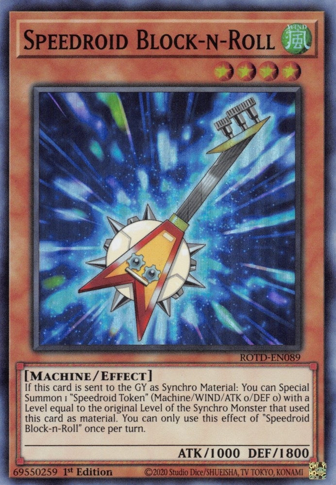 Speedroid Block-n-Roll (89) (ROTD) - YuGiOh Single