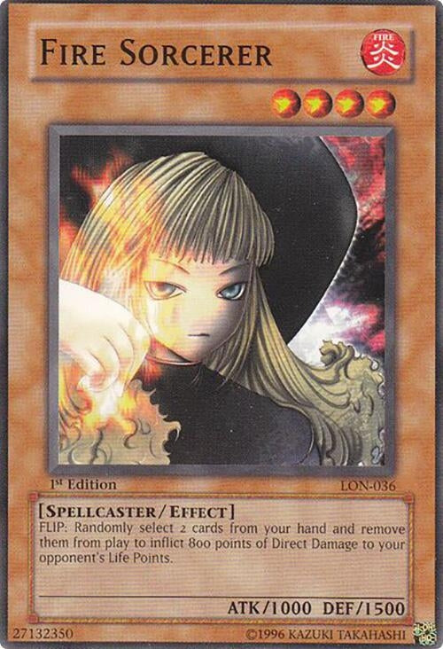 Fire Sorcerer (36) - YuGiOh Single