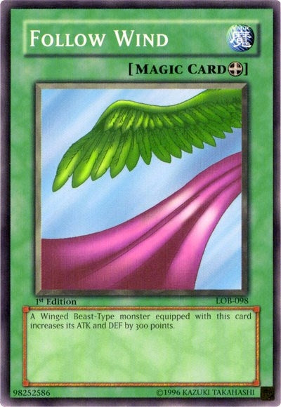 Follow Wind (98) (LOB) - YuGiOh Single