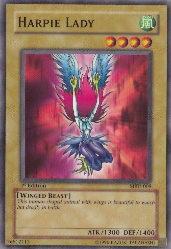 Harpie Lady (Original Artwork) (8) (MRD) - YuGiOh Single