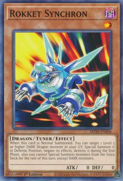 Rokket Synchron (20006) (MP20) - YuGiOh Single