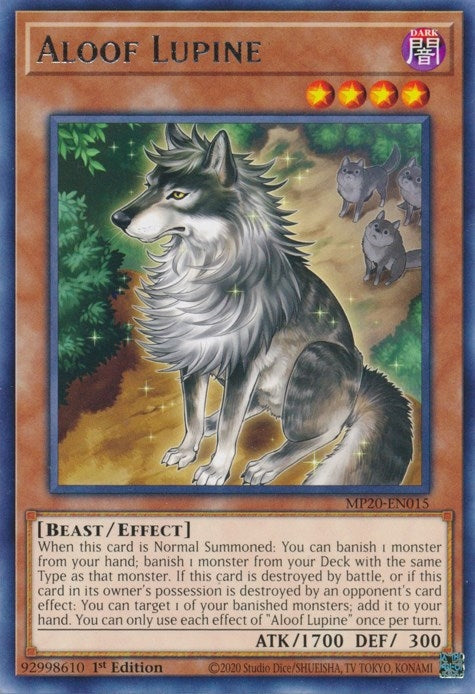 Aloof Lupine (20015) (MP20) - YuGiOh Single