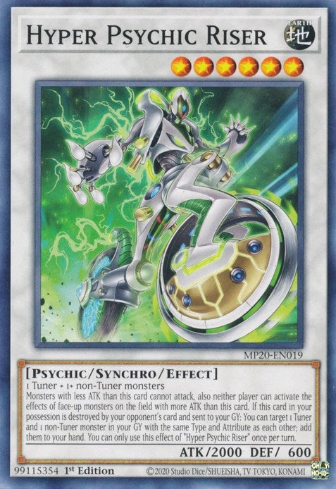 Hyper Psychic Riser (20019) (MP20) - YuGiOh Single
