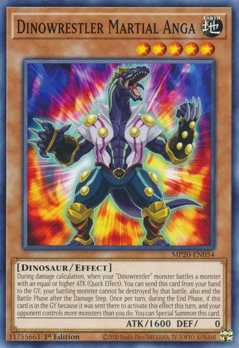 Dinowrestler Martial Anga (20054) (MP20) - YuGiOh Single