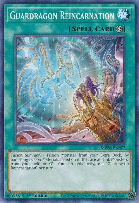 Guardragon Reincarnation (20077) (MP20) - YuGiOh Single