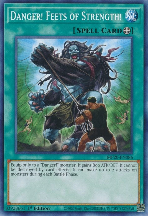Danger! Feets of Strength! (20086) (MP20) - YuGiOh Single