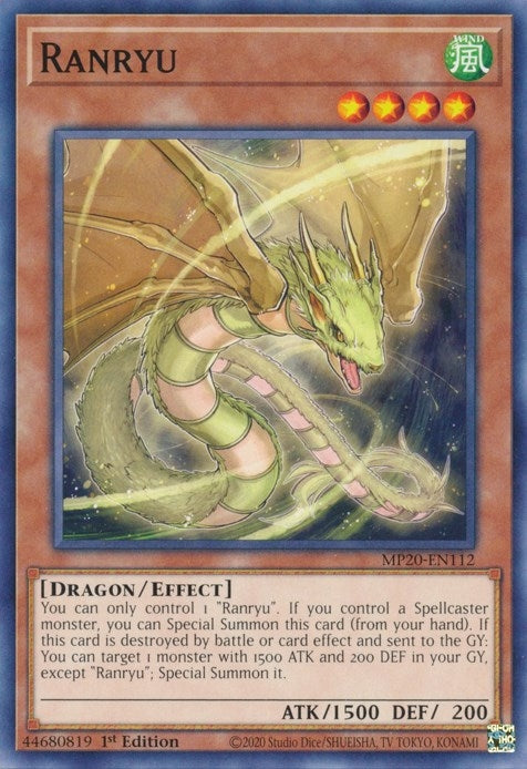 Ranryu (20112) (MP20) - YuGiOh Single
