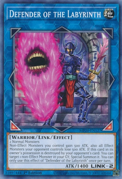 Defender of the Labyrinth (20127) (MP20) - YuGiOh Single