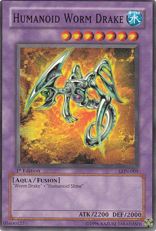Humanoid Worm Drake (5) - YuGiOh Single