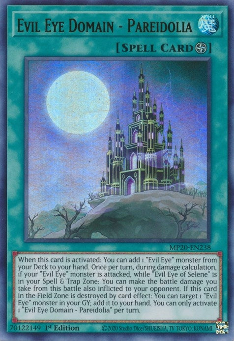 Evil Eye Domain - Pareidolia (20238) (MP20) - YuGiOh Single