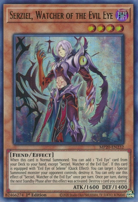 Serziel Watcher of the Evil Eye (20232) (MP20) - YuGiOh Single