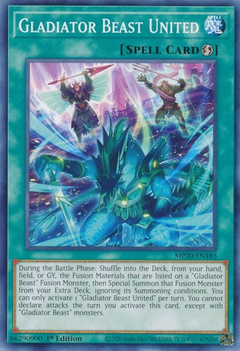 Gladiator Beast United (20185) (MP20) - YuGiOh Single