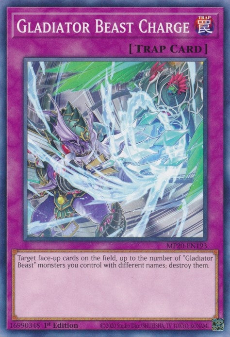 Gladiator Beast Charge (20193) (MP20) - YuGiOh Single