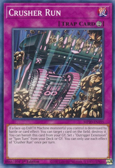Crusher Run (20195) (MP20) - YuGiOh Single