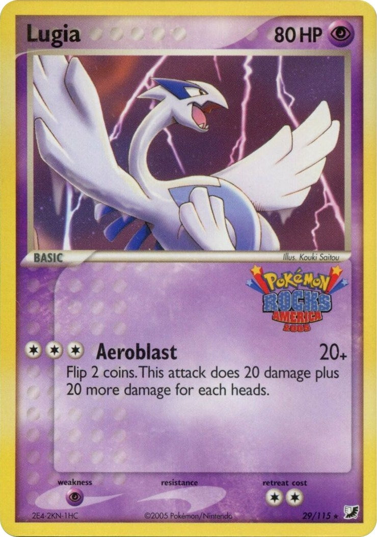 Image for Lugia - 29/115 (Pokemon Rocks America) (029/115) (Miscellaneous Cards & Products) - Pokemon