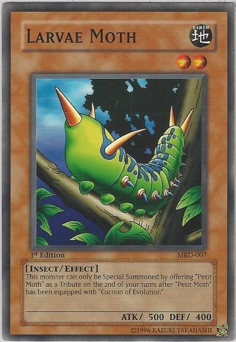 Larvae Moth (7) (MRD) - YuGiOh Single