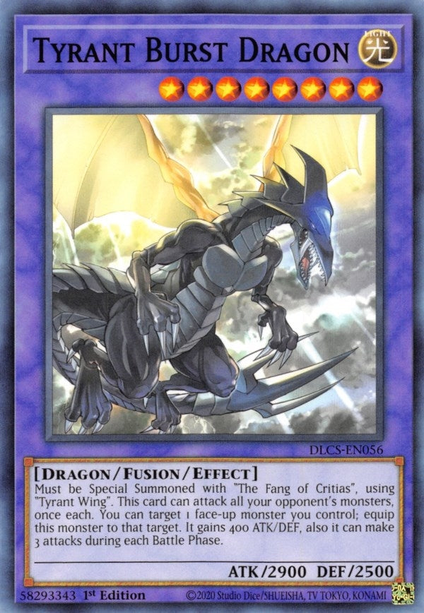 Tyrant Burst Dragon (56) (DLCS) - YuGiOh Single
