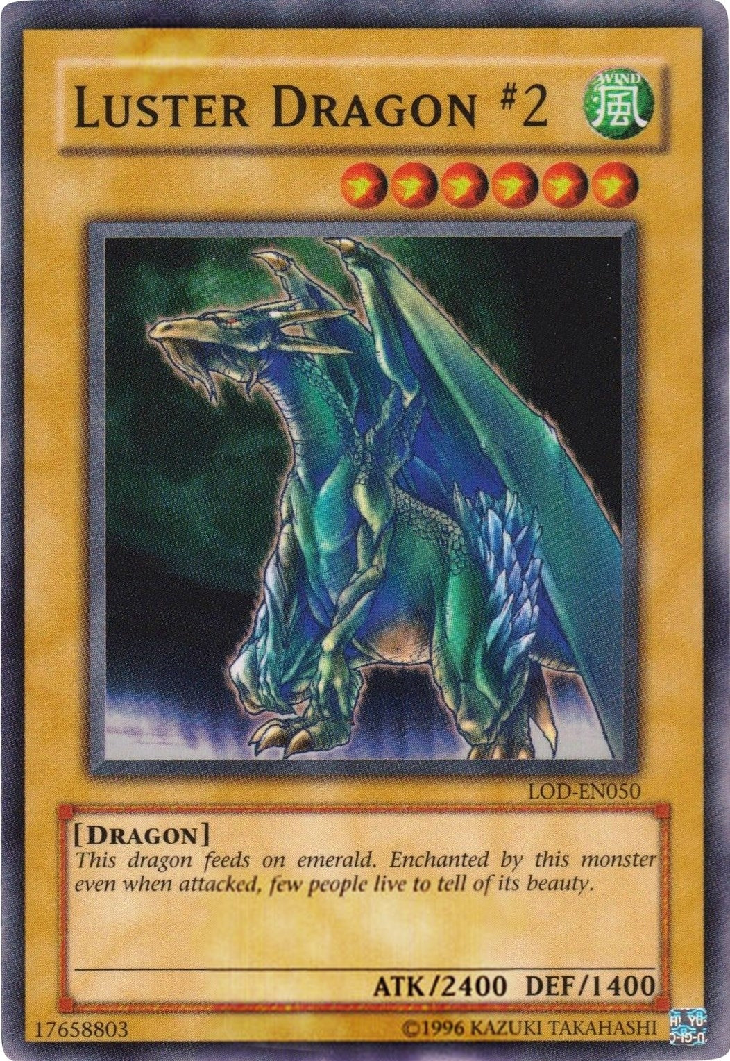 Luster Dragon #2 (50) (LOD) - YuGiOh Single