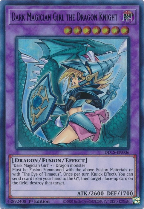 Dark Magician Girl the Dragon Knight (Alternate Art) (Purple) (6) (DLCS) - YuGiOh Single