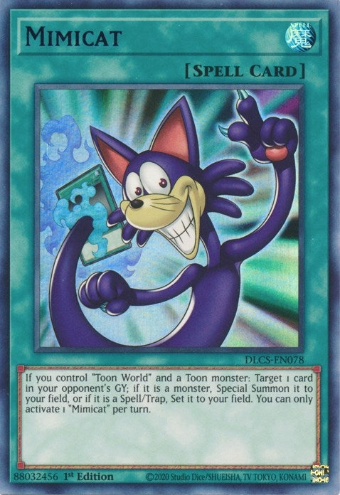 Mimicat (Blue) (78) (DLCS) - YuGiOh Single