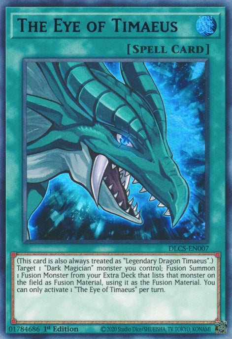 The Eye of Timaeus (Purple) (7) (DLCS) - YuGiOh Single