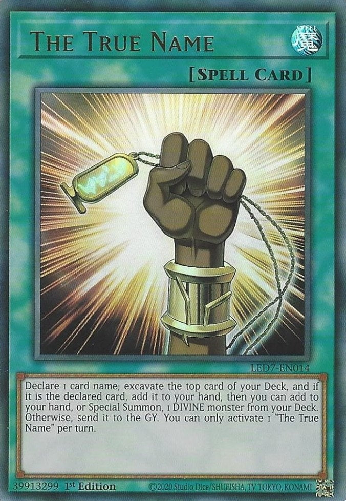 The True Name (7014) (LED7) - YuGiOh Single